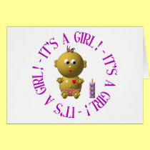 It's a girl! cards