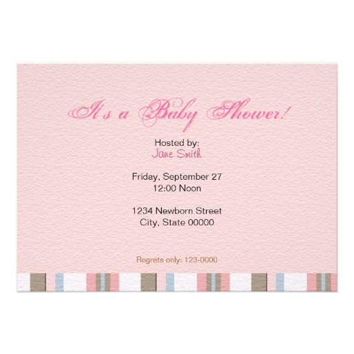 It's a Girl! Invitation