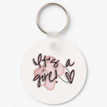 It's A Girl! Key Chain keychains