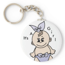 It's A Girl Keychain