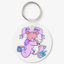 It's a Girl keychains