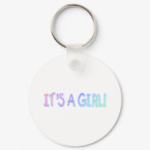 It's A Girl! keychains by CelebrationZazzle It's A Girl! keychains