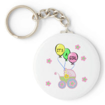 It's A Girl! Keychain