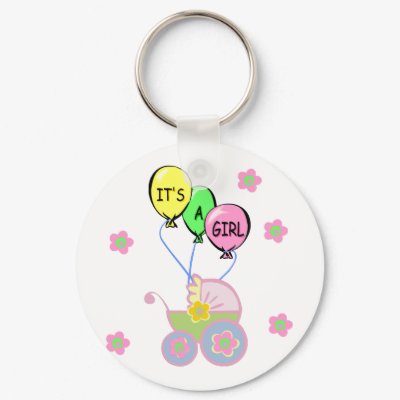 It's A Girl! Key Chains by bonfire46