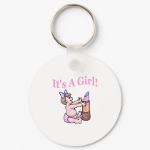 It's A Girl (Lipstick) keychains by CelebrationZazzle It's A Girl (Lipstick) keychains