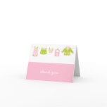 {it's a girl!} little laundry thank you card