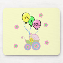 It's A Girl! Mouse Pad
