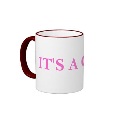 IT'S A GIRL! MUGS by Everyday_Mugs