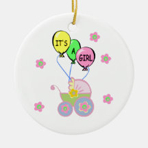 It's A Girl! Ornaments