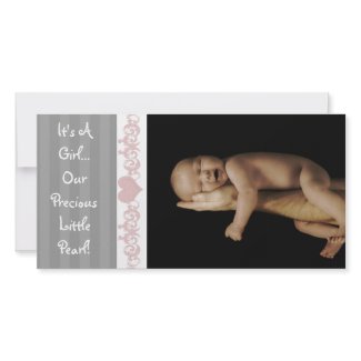 It's A Girl... Our Precious Little Pearl photocard