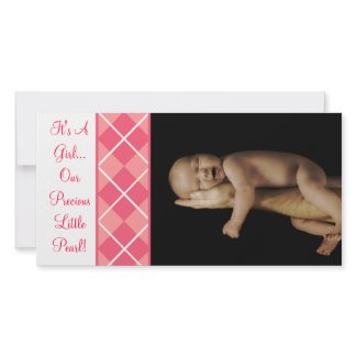 It's A Girl... Our Precious Little Pearl photocard