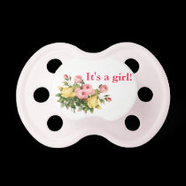 it's a girl pacifier pacifiers