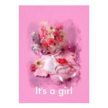 It's a girl personalized invite