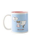 It's A Girl Personalized Mug