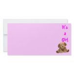 It's a Girl Photo Card