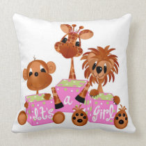 It's a Girl Pillow pillows