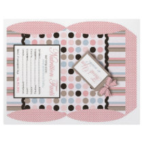 It's a Girl! Popcorn Wrapper Custom Flyer
