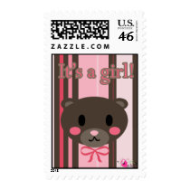 It's a Girl Postage postage by aikiri It's a Girl Postage postage