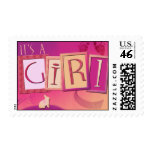 It's a Girl! Postage Stamp