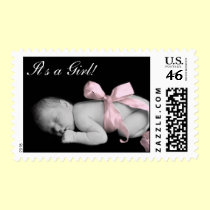 It's a Girl Postage postage by ViolettoDesigns It's a Girl Postage postage