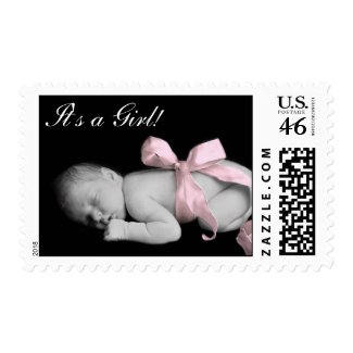 It's a Girl Postage stamp