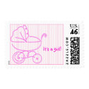its a girl postage by cute4kids its a girl postage