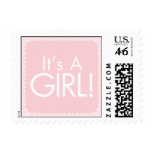 It's A Girl Postage