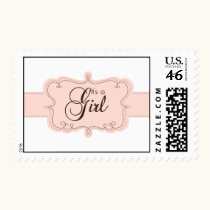 It's a Girl Postage stamps