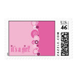 "It's a girl!" Postage Stamp