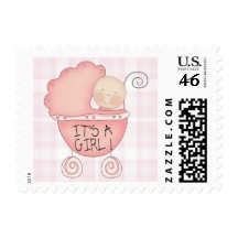 It's a Girl! Postage Stamps