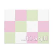 It's a Girl postcards by poet480 It's a Girl postcards