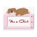 its a girl postcards