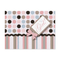 It's A Girl! Postcard