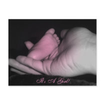 It's A Girl! postcards