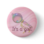 IT'S A GIRL RATTLE by SHARON SHARPE buttons