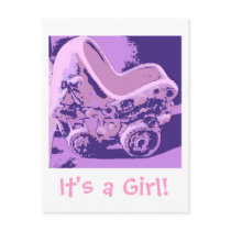 It's a Girl Save the Date Postcard