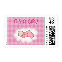 It's a Girl Stamp