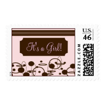 It's a Girl! Stamp