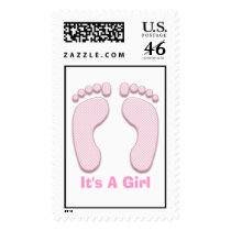 It's A Girl Stamp