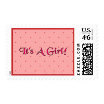 Its A Girl Stamp