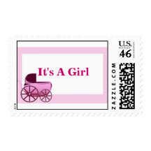 It's A Girl Stamps