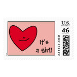 It's a girl! stamps