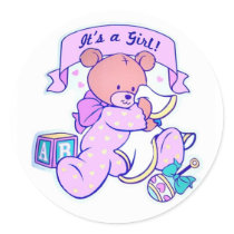 It's a Girl stickers by Suzettas It's a Girl stickers