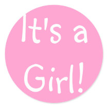 It's a Girl! stickers
