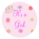 It's A Girl Sticker sticker