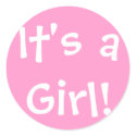 It's a Girl! sticker