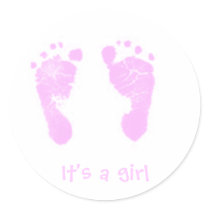 It's a girl! - sticker - by cute4kids It's a girl! - sticker -