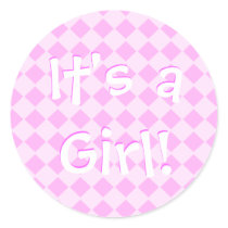 Its a girl stickers