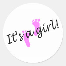 Its A Girl Stickers