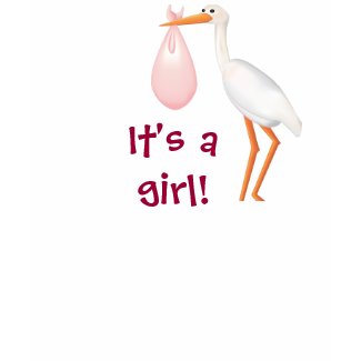 It's a girl! (Stork Shirt) shirt